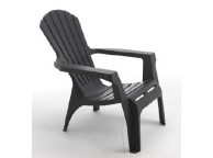 Fauteuil de Jardin ADIRONDACK Anthracite - LEKINGSTORE