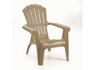 Lot de 2 fauteuils de Jardin ADIRONDACK TAUPE