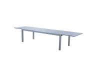 Table Tulum Aluminium Blanc T10/14 