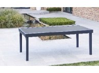 Table de Jardin 200/320 MODULO 8/12 NOIRE