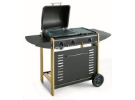 Barbecue A Gaz Et Pierre Lavique Berna L76 x P43 x H83 cm