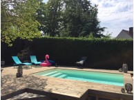 Kit Piscine Bois Hors Sol Rectangulaire avec escalier immergés Luxe 520 x 320 x 131 cm