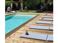 Kit Piscine Bois Hors Sol Rectangulaire LENNY 720x400x145 cm