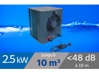 Pompe à chaleur Heatermax Compact - 2.5 kW - 10 m3 