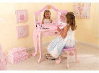 Coiffeuse Princesse Et Son Tabouret 