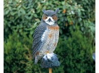 Hibou pour Décoration de Bassin de Jardin - LeKingStore