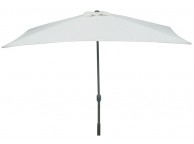 Parasol de Jardin mat centré CATHAY poly 200 x 300 cm - LEKINGSTORE