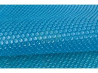 Bâche à bulles 180μ bleu pour piscine octogonale allongée 560x410 cm