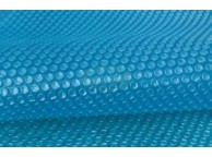 Bâche à bulles Bleu 400μ Bordée pour piscine carrée 520x520cm