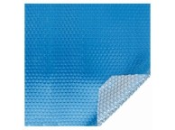 Bâche à bulles 300μ bleu pour piscine ovale allongée 730x370 cm