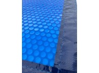 Bâche à bulles 400μ Bleu pour piscine rectangulaire 1220x520 cm