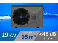 Pompe à chaleur Spark Inverter 19 kW pour piscine de 85-95m3