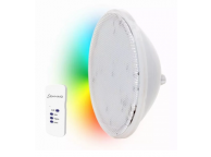 Lampe LED format PAR56 plate couleur 90 LED RGB + télécommande AQUALUX