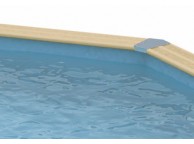 Liner Bleu 75/100ème pour piscine Octogonale 430 x H120 cm