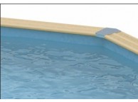 Liner Bleu 75/100ème pour piscine Octogonale 450 x H120 cm