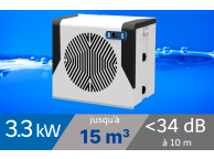 Pompe à chaleur Spark Mini 3.3 kW pour piscine 8-15 m3