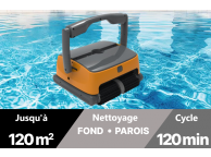 Robot piscine Fond et Parois OPTIMUS sans fil