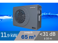 Pompe à chaleur Poolex Jetline 12 kW pour piscine de 45-65m3