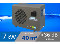 Pompe à chaleur Poolex Silverline 7 kW pour piscine de 30-40m3