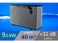 Pompe à chaleur Platinium Boost 9.5 kW pour piscine 20-40m3
