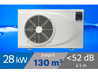 Pompe à chaleur Premium 28 kW Triphasée pour piscine de 90-130m3