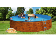 Piscine Ronde ETNICA Acier 350cm x H 120cm 