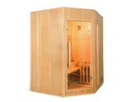 Sauna Vapeur ZEN Angulaire - 3 places Pack complet