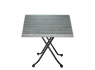 Table pliante MONTPELLIER 70x70cm NOIR