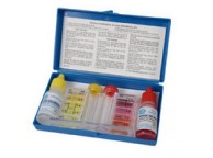 Trousse d’analyse chlore/brome/pH en bouteille pour piscine et spa