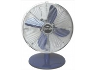 Ventilateur de table bleu diamètre 30 cm P: 37W