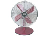 Ventilateur de table framboise diamètre 30 cm P: 37W