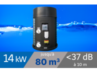 Pompe à chaleur Tonga 14 kW pour piscine 60-80m3