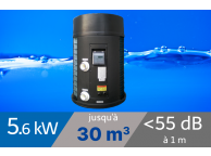 Pompe à chaleur Tonga 5.6 kW pour piscine de 20-30m3