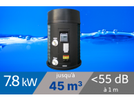 Pompe à chaleur Tonga 7.8 kW pour piscine de 30-45m3