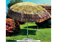 Parasol rond TULUM 100/8 cm - diam 200 cm