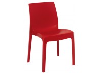 Lot De 4 Chaises ROME Rouge- LEKINGSTORE