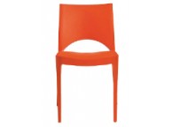 Lot De 4 Chaises PARIS Orange- LEKINGSTORE