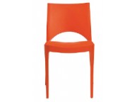 Lot De 4 Chaises PARIS Orange- LEKINGSTORE