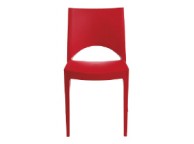 Lot De 4 Chaises PARIS Rouge - LEKINGSTORE