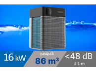 Pompe à chaleur Platinium 16 kW pour piscine de 24-86m3