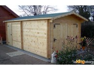 Garage en Bois 19.03 m² VECTURA 42mm L 350 x P 620 cm - LEKINGSTORE