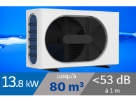 Pompe à chaleur WEGA 13.8 kW pour piscine de 60-80m3