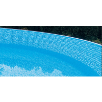 Liner MOSAIC V4  pour piscine ⌀5.5x1.2m  30/100ème