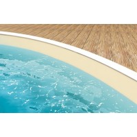 Liner piscine IBIZA Sable - 4.16 x 8.0 x 1.5 m - 80/100 ème