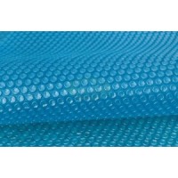 Bâche à bulles 180μ bleu pour piscine octogonale allongée 820X470 cm