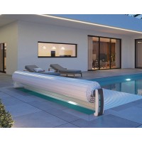 Volet roulant Hors sol électrique BALI pour piscine rectangulaire 520x320 cm