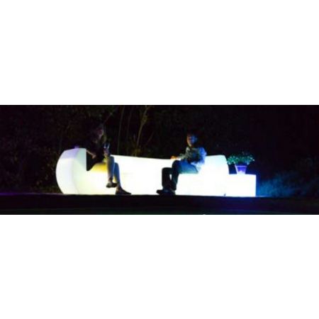 Divan Angle Loonge Lumineux Et Waterproof 96 cm x 96 cm x H 71cm