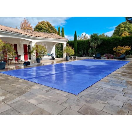 Bâche hiver pour piscine rectangulaire 555x300cm