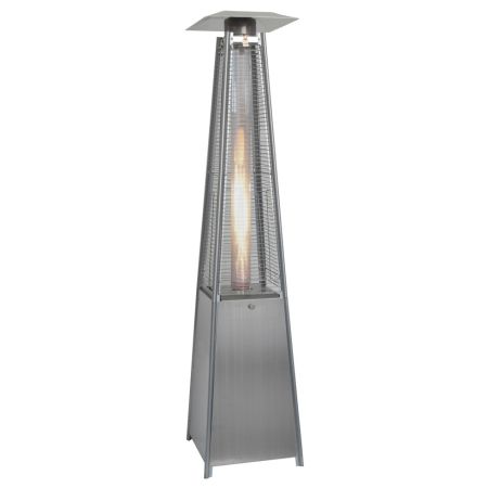 Pyramide Parasol Chauffant INOX 