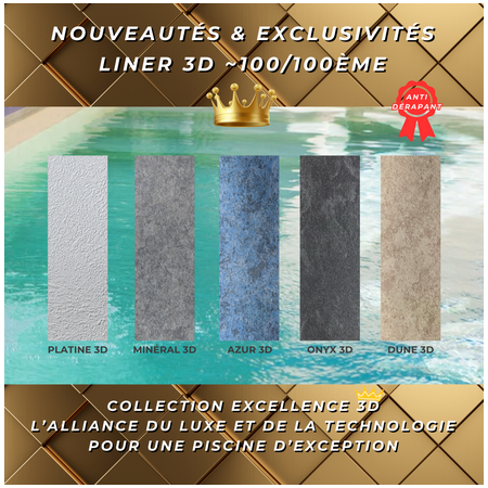 Liner 3D pour Piscine Ubbink 430x120cm